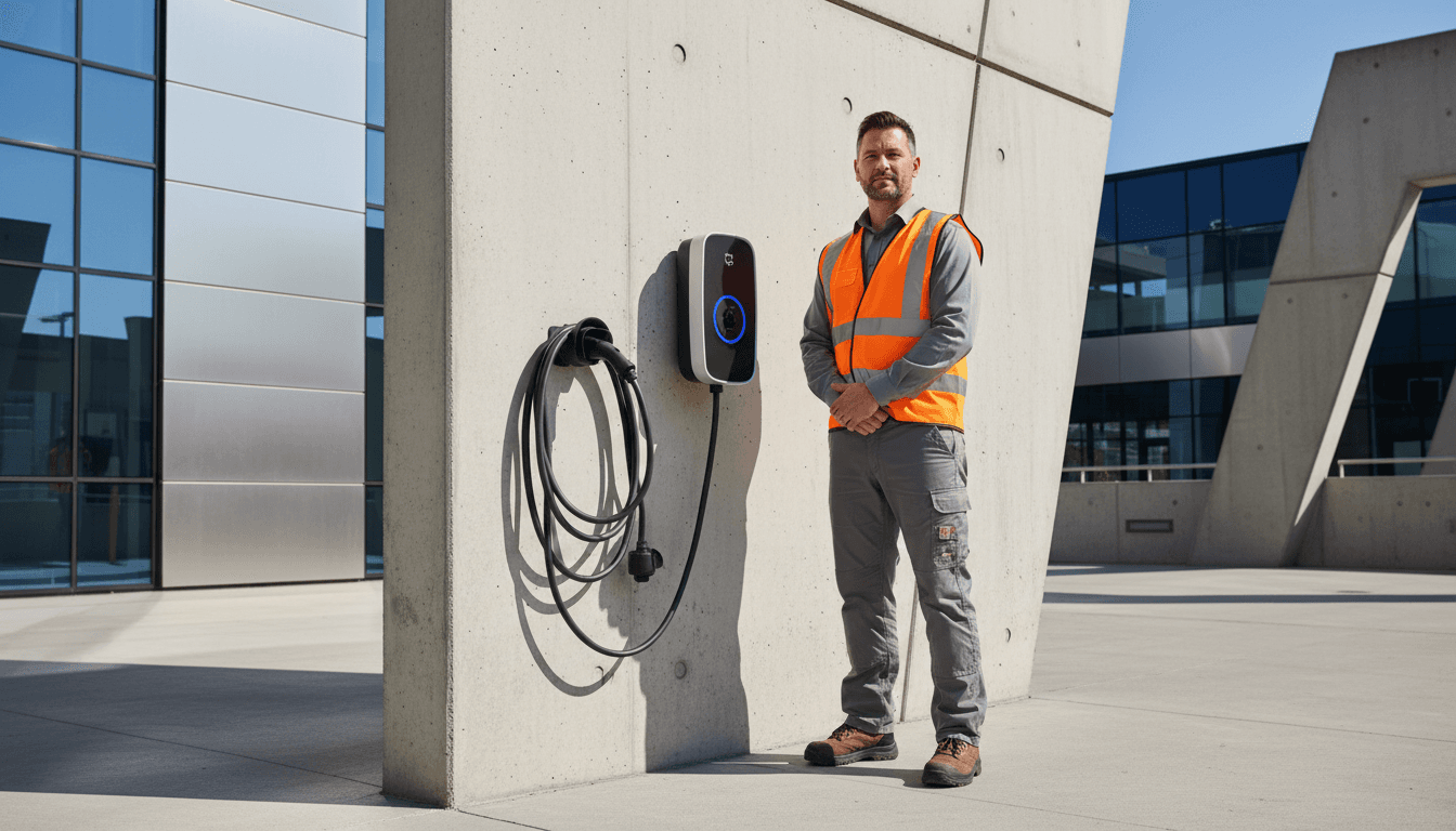 Installation de borne de recharge pour véhicule électrique à Casablanca